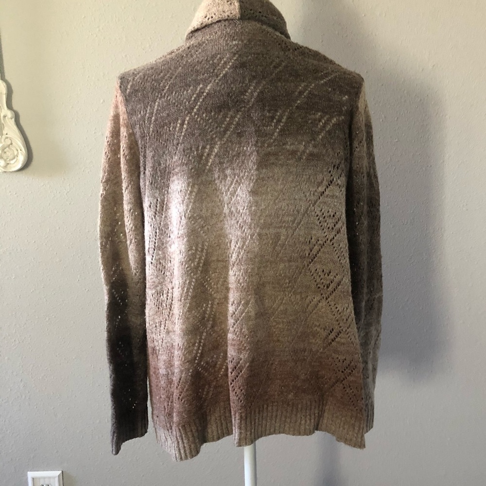 Shades of brown ombré cardigan
